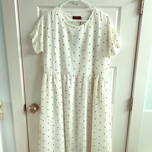 NWT Roolee polka dot dress!